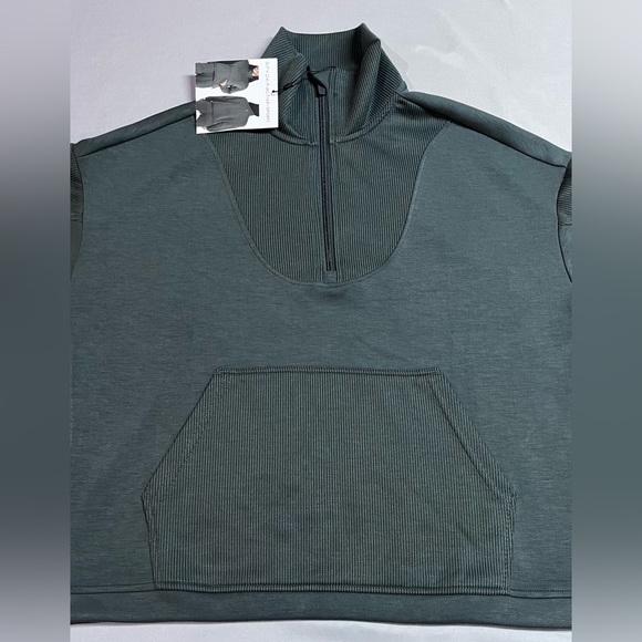 Spyder Ribbed Pullover Half Zip Softstreme Shirt NWT - Picture 3 of 6